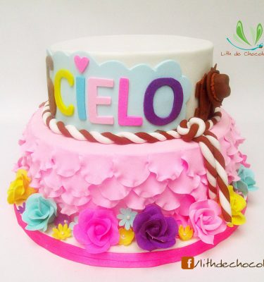 TORTA DULCES FLORES